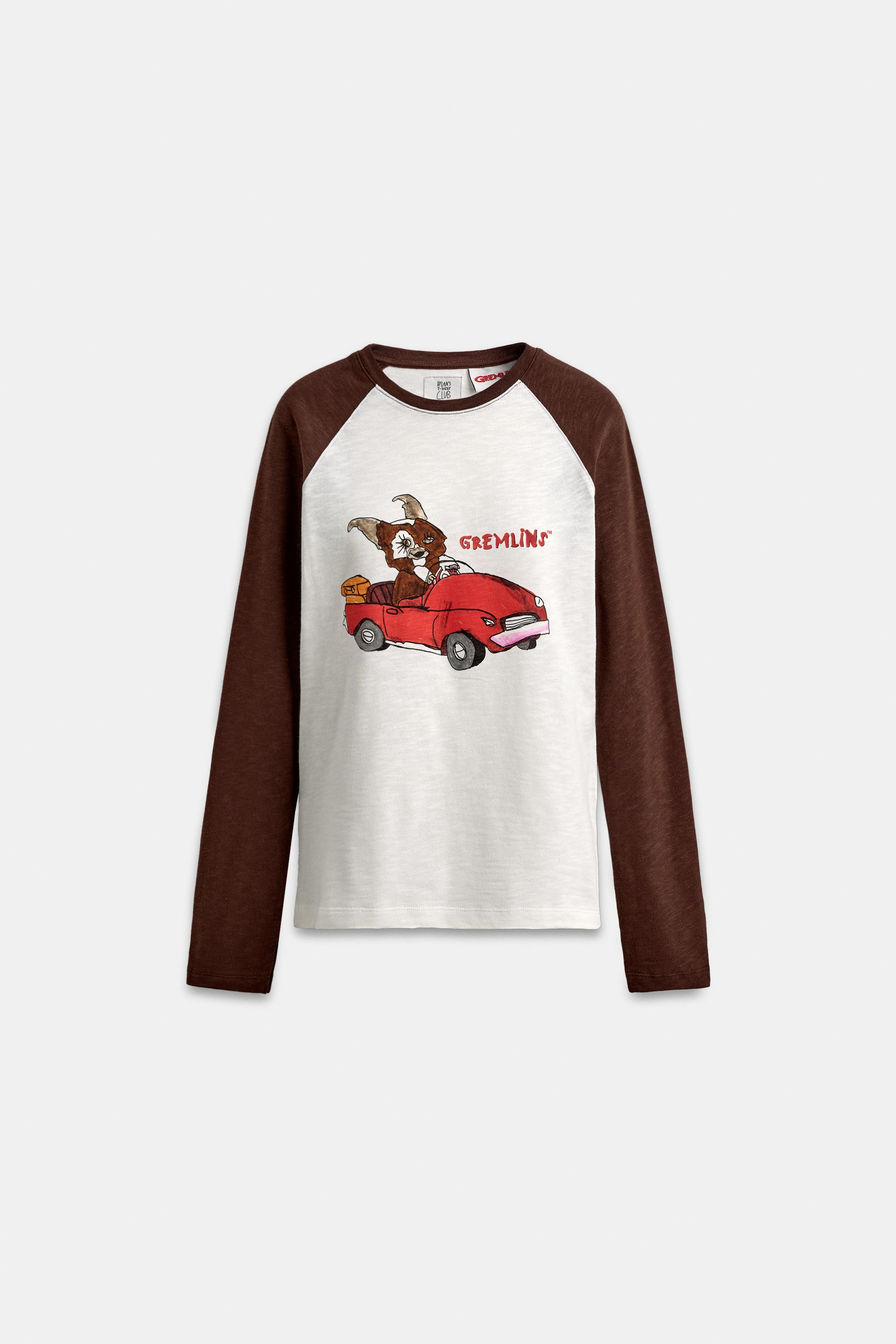 GREMLINS™ & © X DYLAN´S T-SHIRT CLUB X ZARA FLAMLI TİŞÖRT - Görsel 4