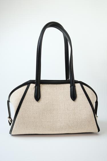 BOWLING SHOULDER BAG - Light beige by Zara