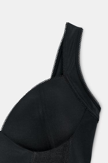 POLYAMIDE BLEND TOP - Black by Zara - Image 6