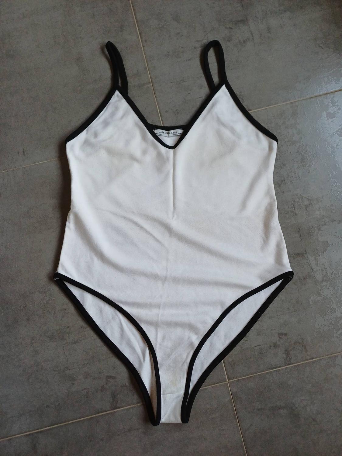 BODYSUIT WITH CONTRASTING PIPING - Image 2