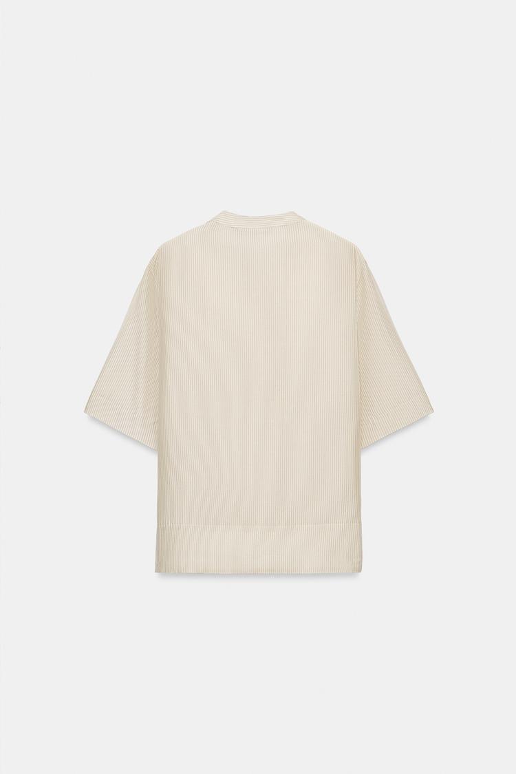 Blusa fluida de manga corta ZW COLLECTION 7