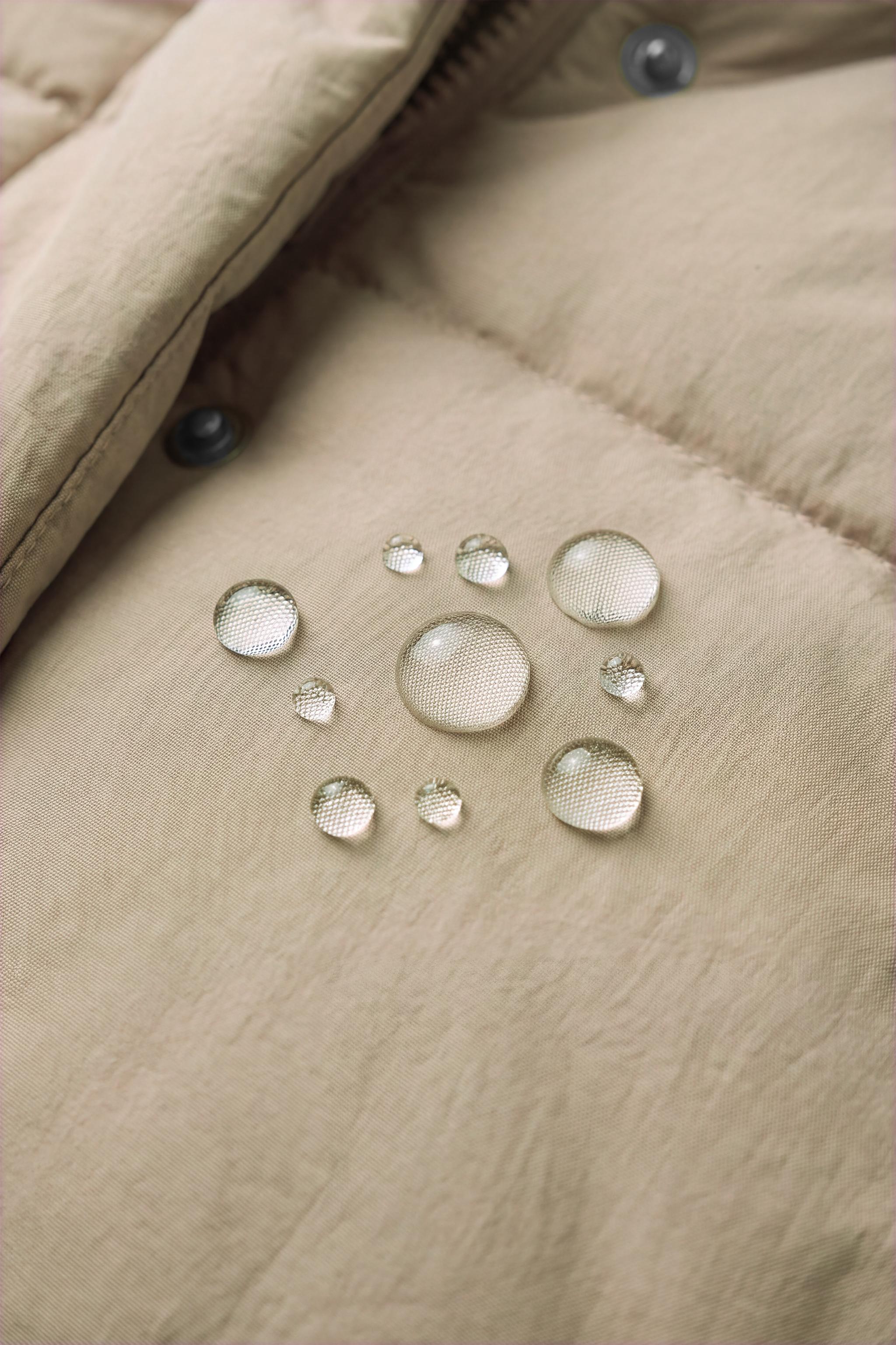 DOUDOUNE 50% PLUME ET DUVET CAPUCHE EFFET FOURRURE AMOVIBLE WATER REPELLENT THERMAL INSULATION