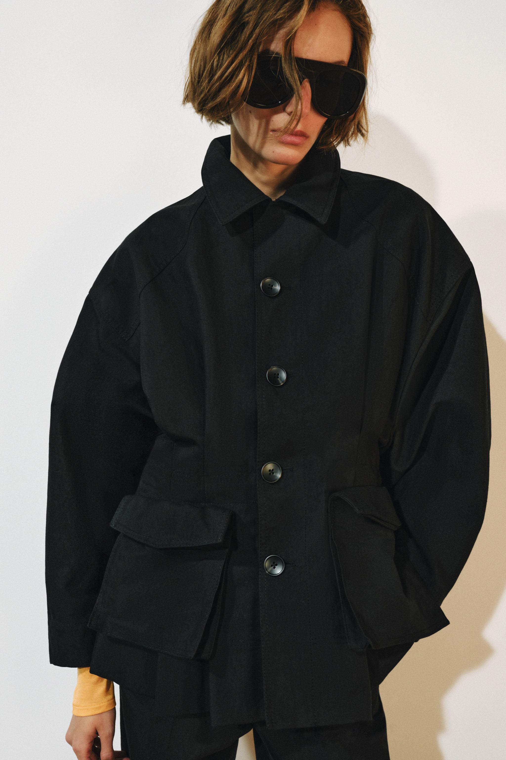 ZW COLLECTION POCKET JACKET — Black