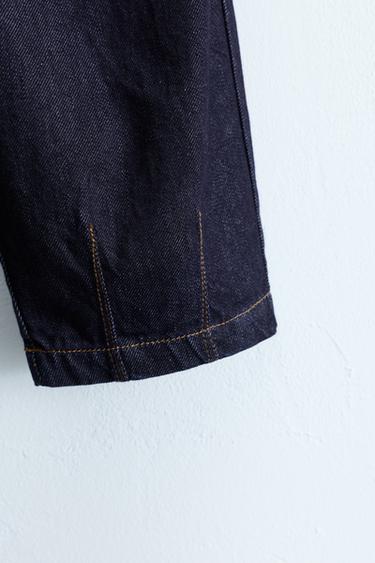 ZARA TIMELESS - STRAIGHT PLEATED JEANS - Indigo by Zara