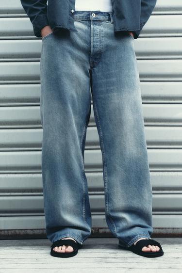 BAGGY FIT JEANS - Blue / Indigo by Zara