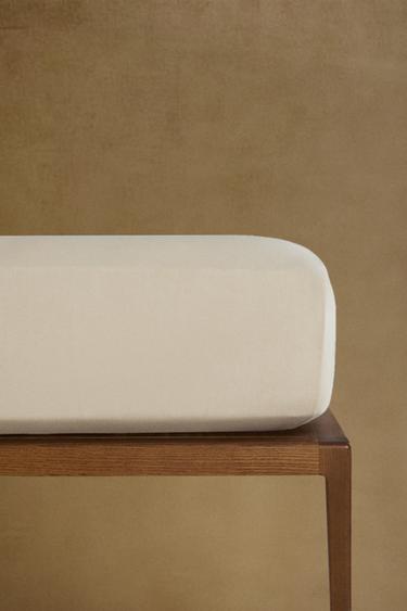 DRAP-HOUSSE LIN LAVÉ | 30 CM DE HAUT (140 GXM²) - Gaufrette de Zara - Image 5