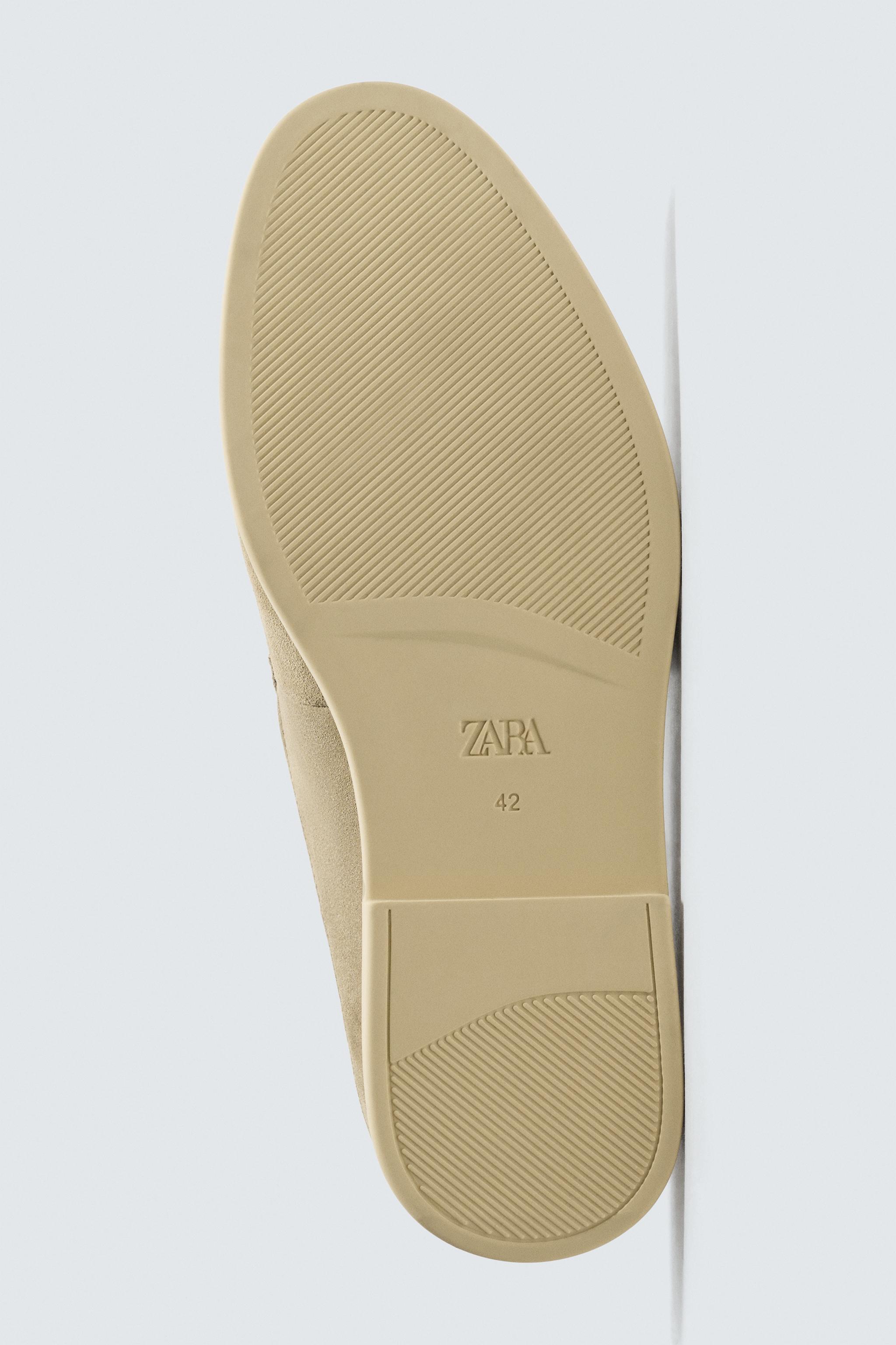 LEATHER OPEN-BACK LOAFERS