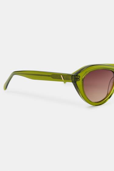 LUNETTES DE SOLEIL ŒIL-DE-CHAT - Vert de Zara - Image 4