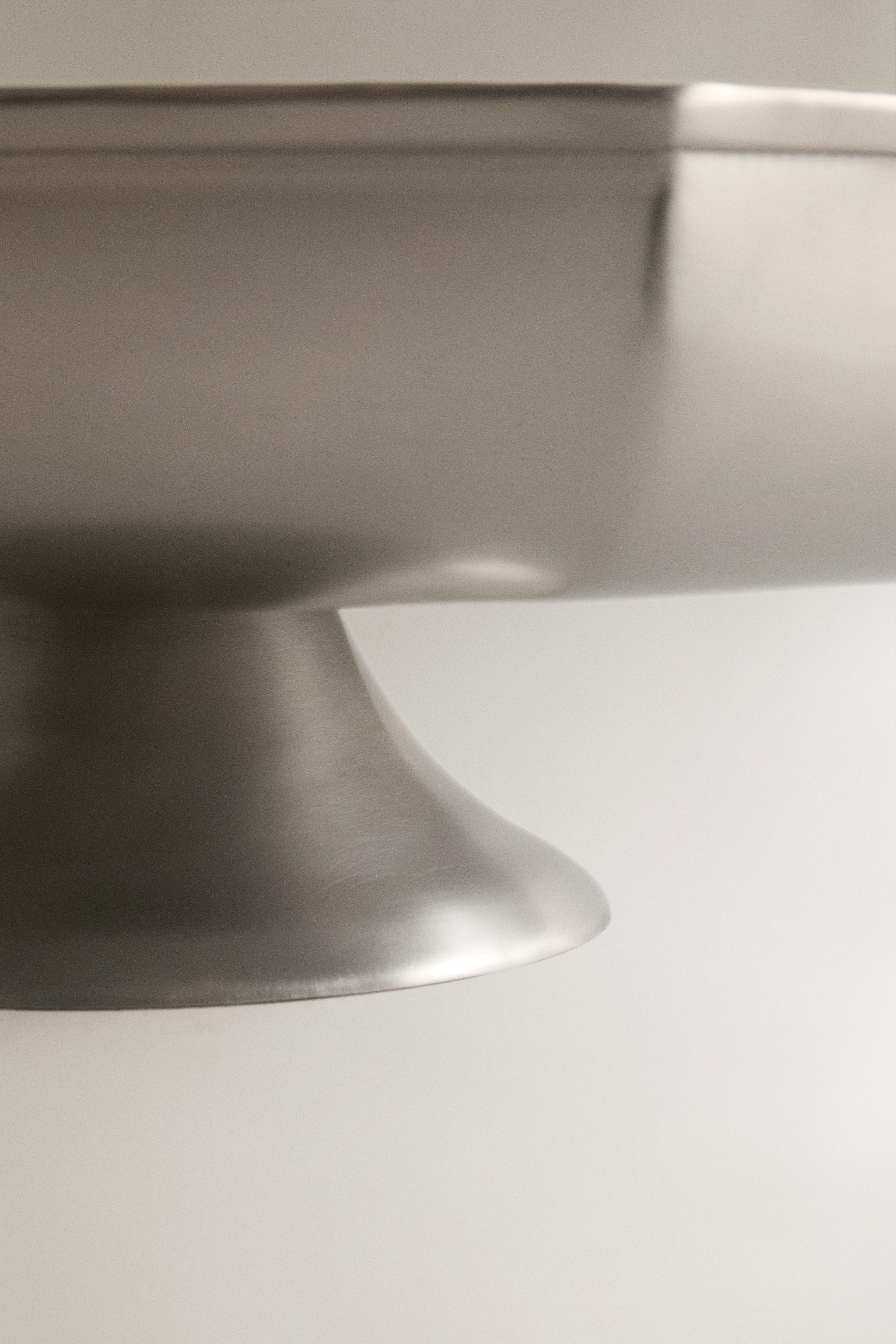 LARGE METAL TRAY | STUDIO MARY LENNOX - Silver | ZARA United States