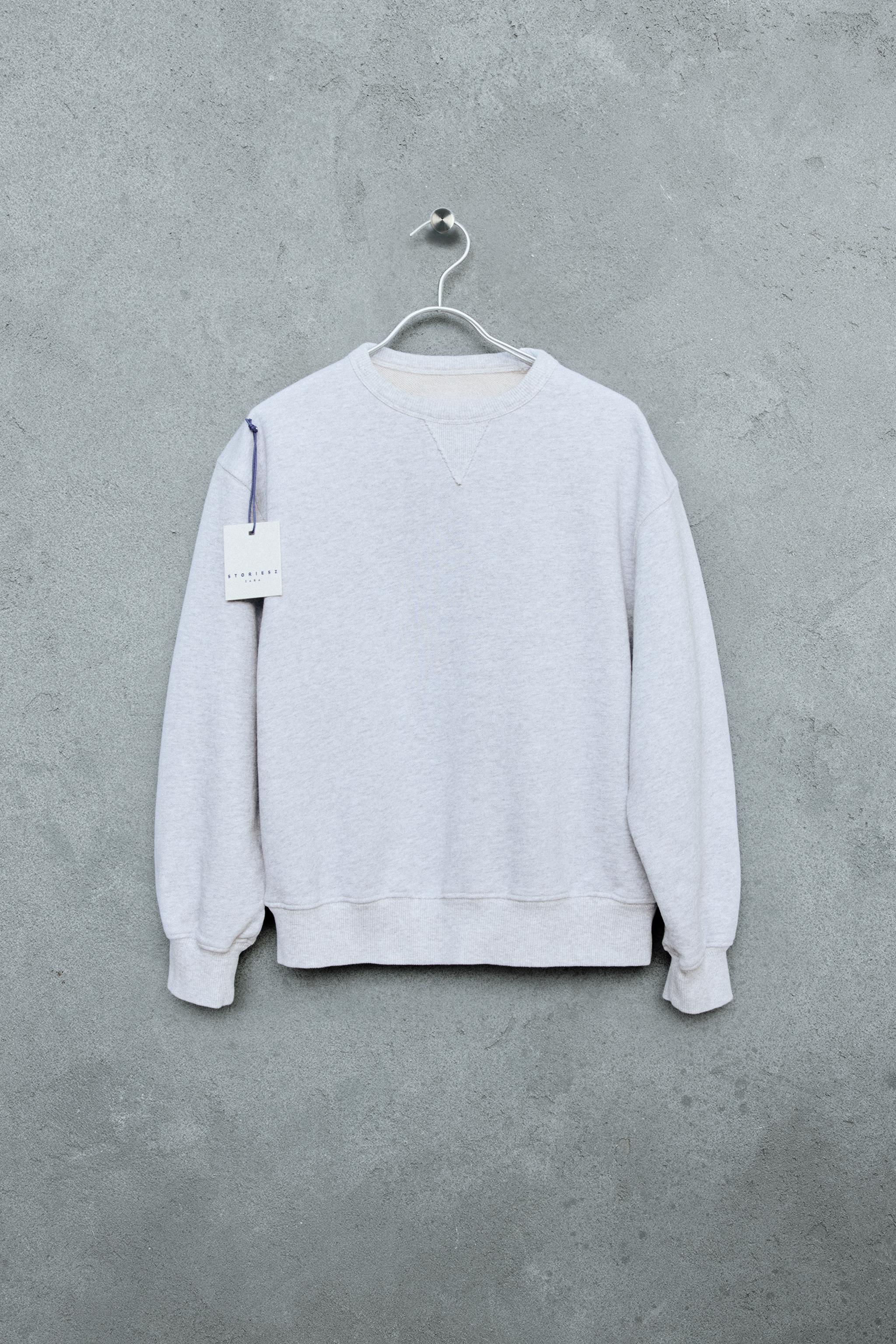 STORIESZ - SWEAT EN MOLLETON COL ROND