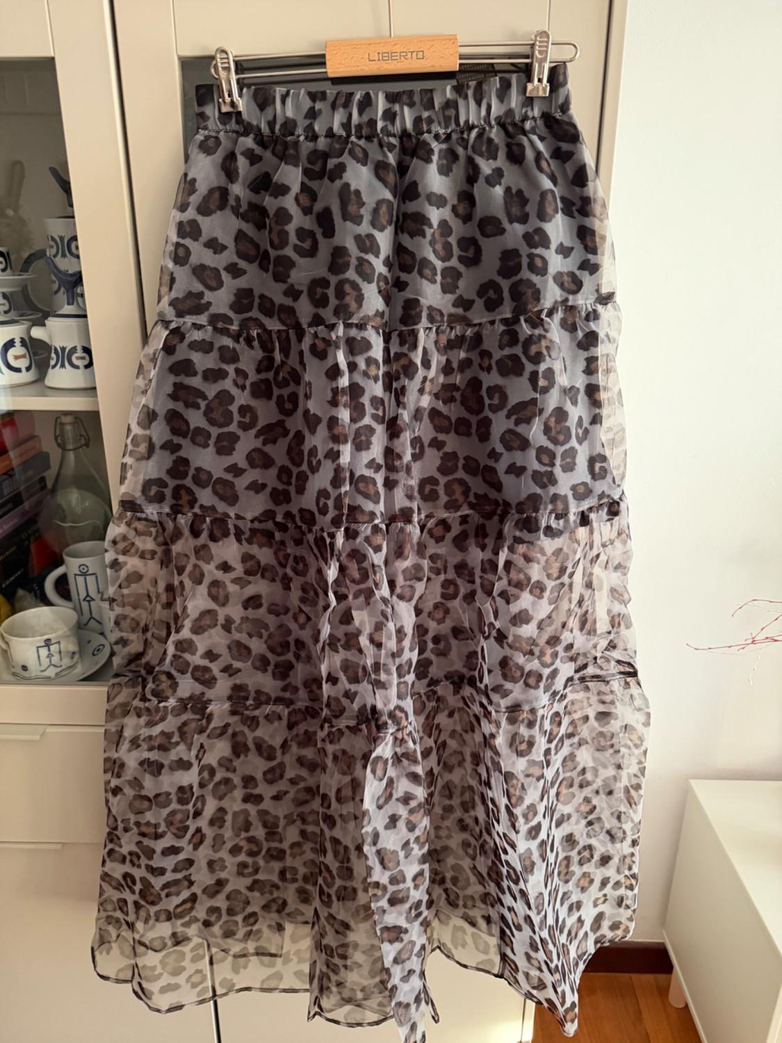 ΦΟΥΣΤΑ ΑΠΟ ΟΡΓΑΝΤΖΑ ANIMAL PRINT - Image 3