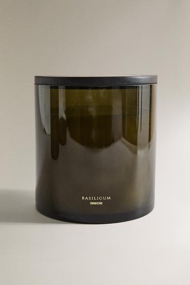 (2 KG) DUFTKERZE BASILICUM - Mintgrün von Zara - Bild 0