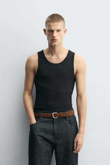 3-PACK OF BASIC SLIM FIT VEST TOPS - various by Zara - Image 9