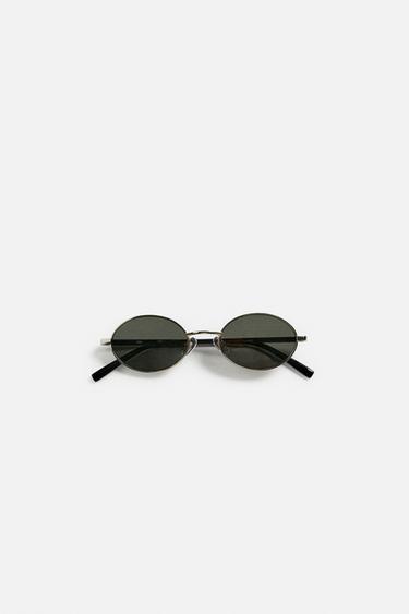 Zara OVAL SUNGLASSES - Silver