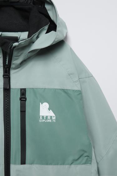WATER-REPELLENT AND WINDPROOF JACKET WITH RECCO® SYSTEM – SKI COLLECTION - Sky blue by Zara - Image 4