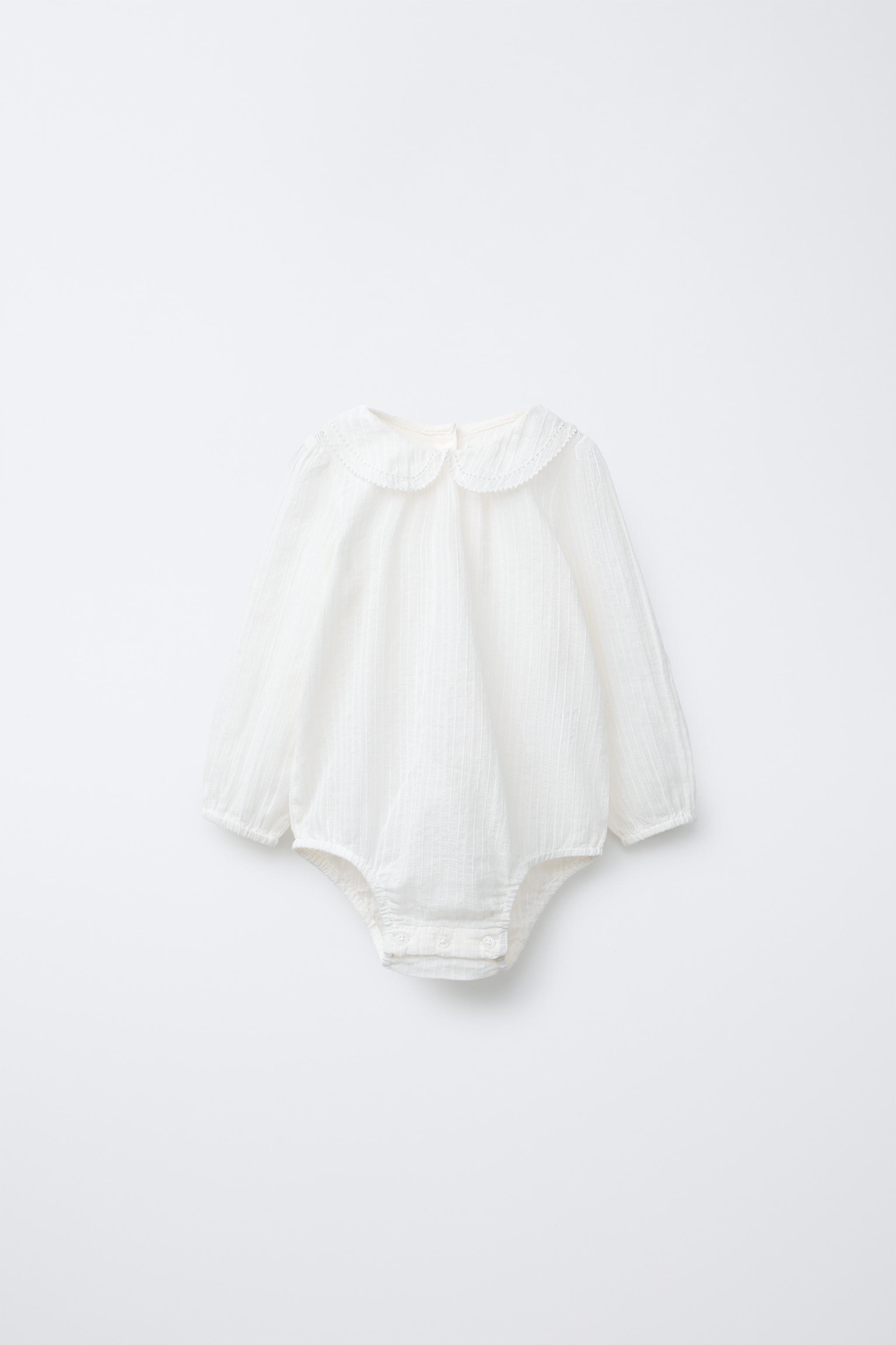BOUND NECKLINE BODYSUIT - Light ecru | ZARA United States