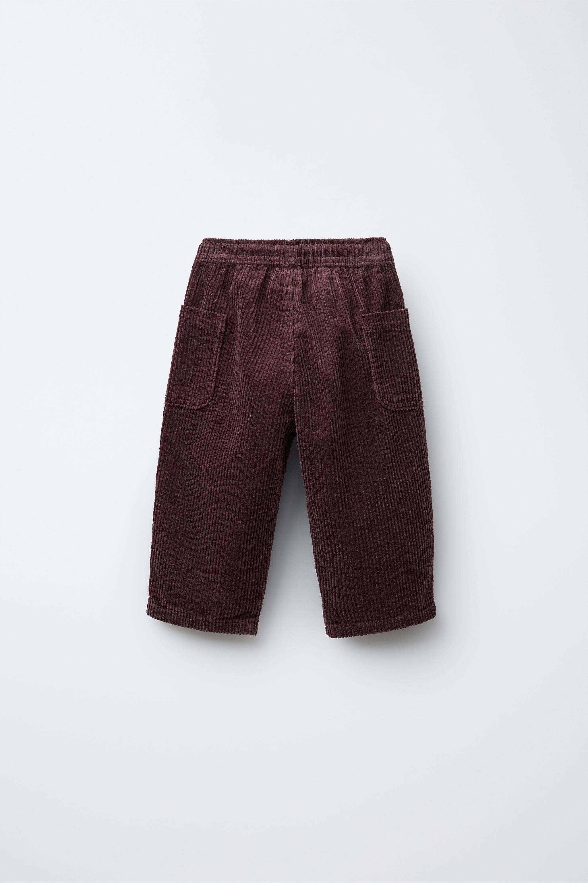 CORDUROY PANTS WITH POCKETS