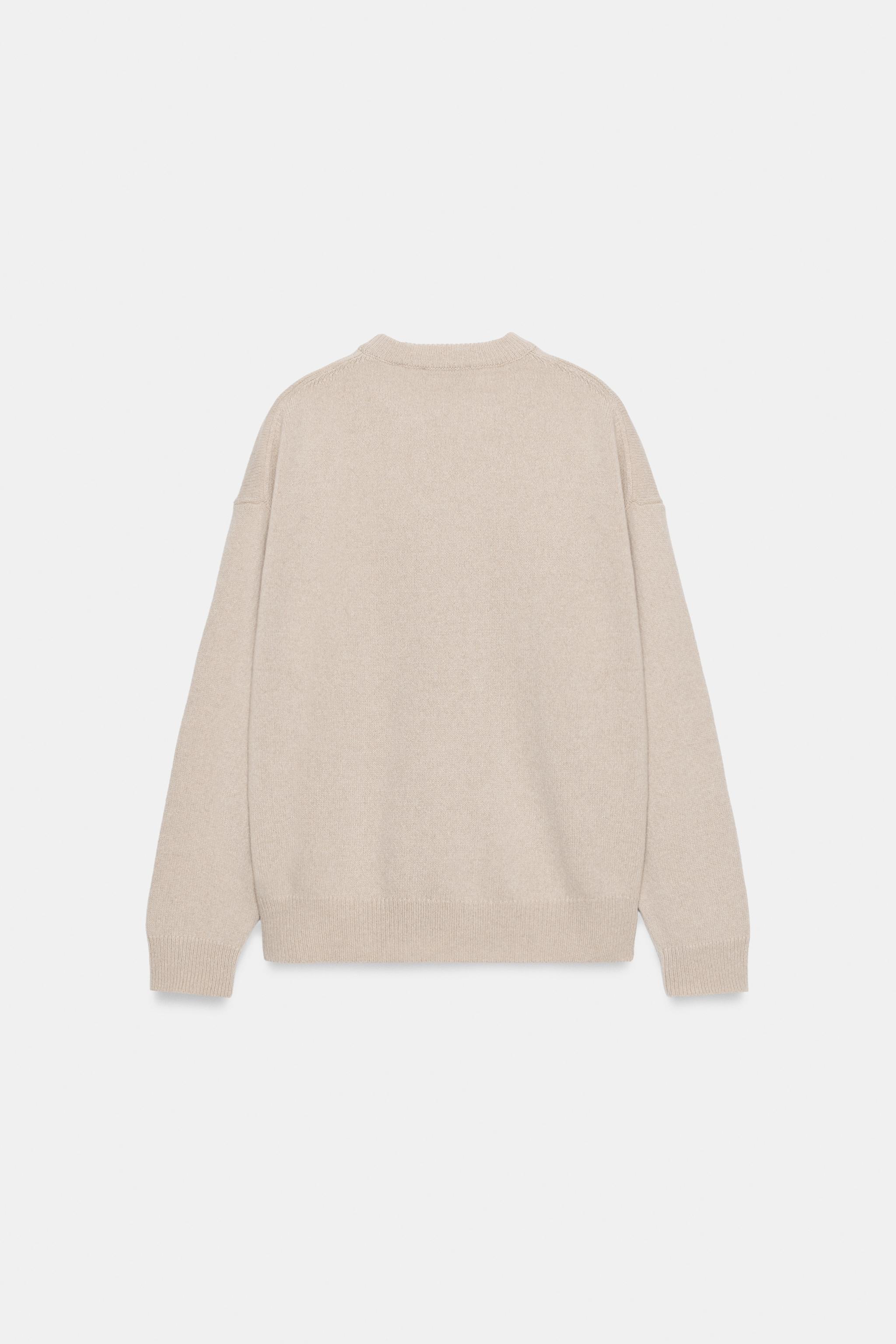 BASIC CASHMERE AND WOOL SWEATER
