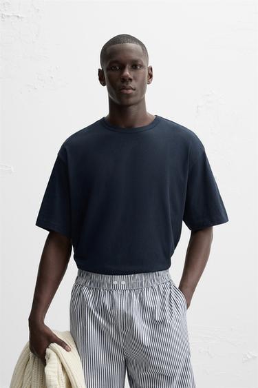 COMBINED PYJAMA SET - Navy blue by Zara