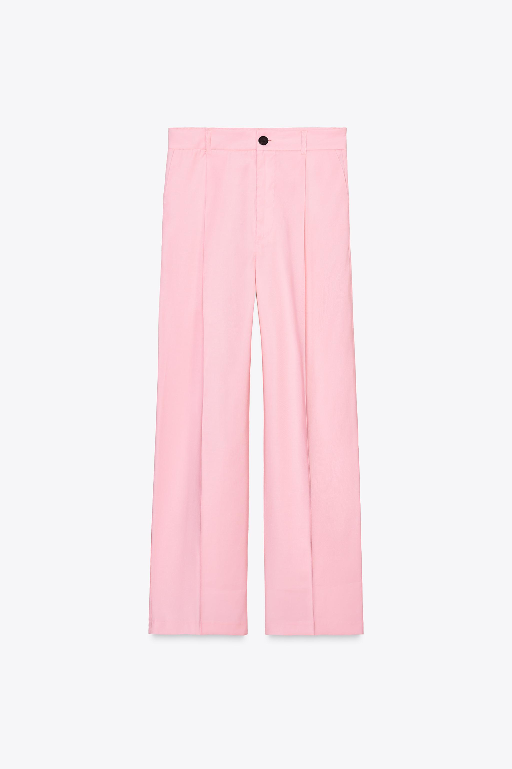 プリーツ入りパンツ - ピンク | ZARA Japan / 日本