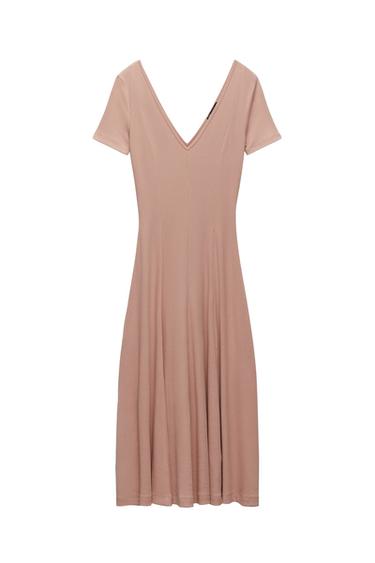 RIBBED DRESS
