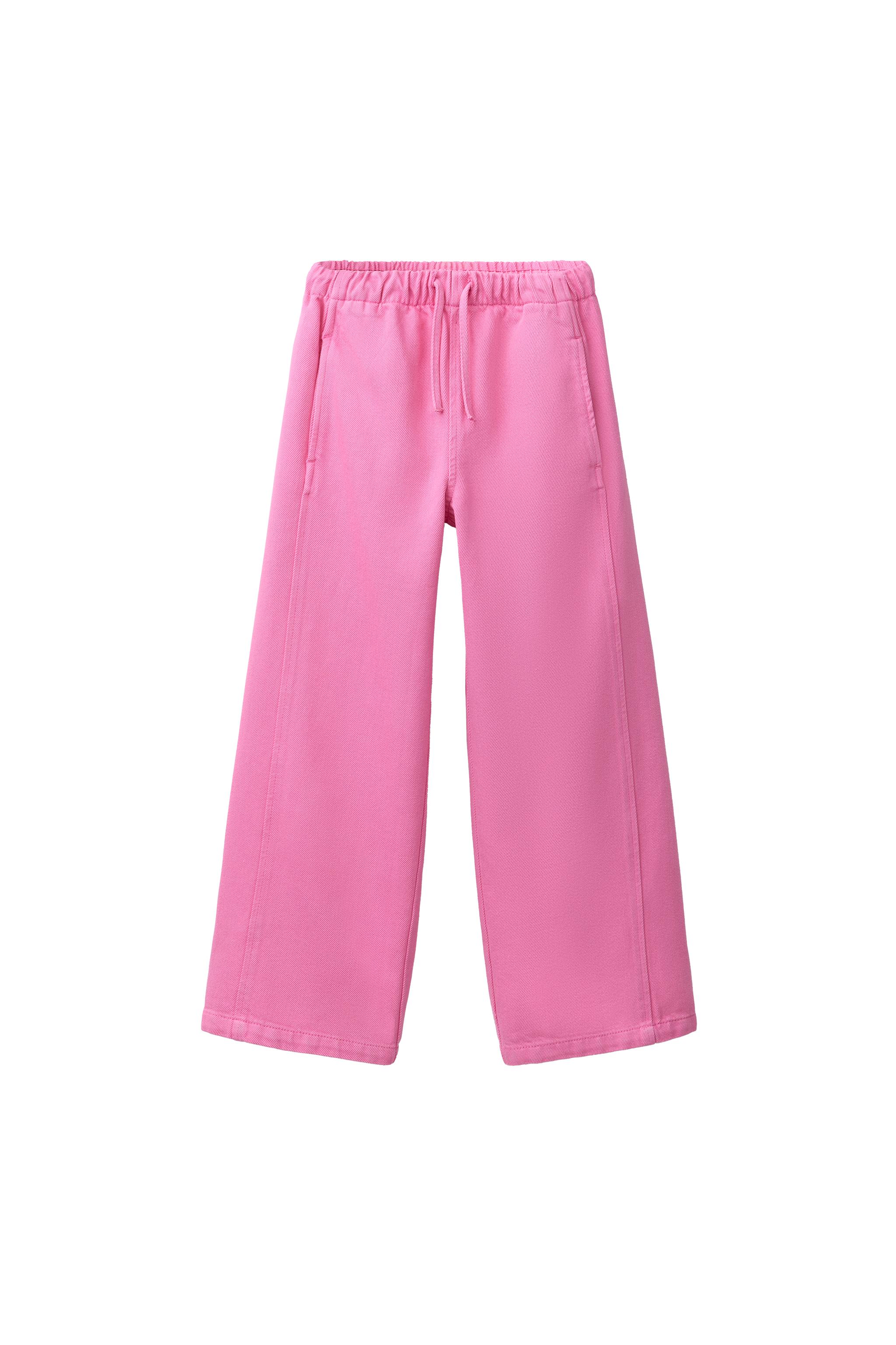 WIDE LEG PANTS - Pink | ZARA United States display picture 1