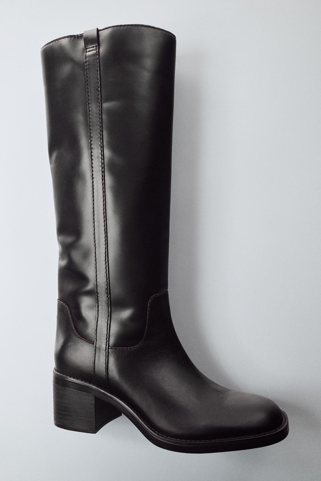 LEATHER EQUESTRIAN BOOTS