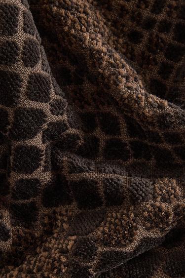 ΣΕΤ ΜΕ ΒΕΛΟΥΤΕ ΠΕΤΣΕΤΕΣ ΧΕΡΙΩΝ ΜΕ ANIMAL PRINT (ΣΕΤ ΤΩΝ 3) - Καφέ του Zara