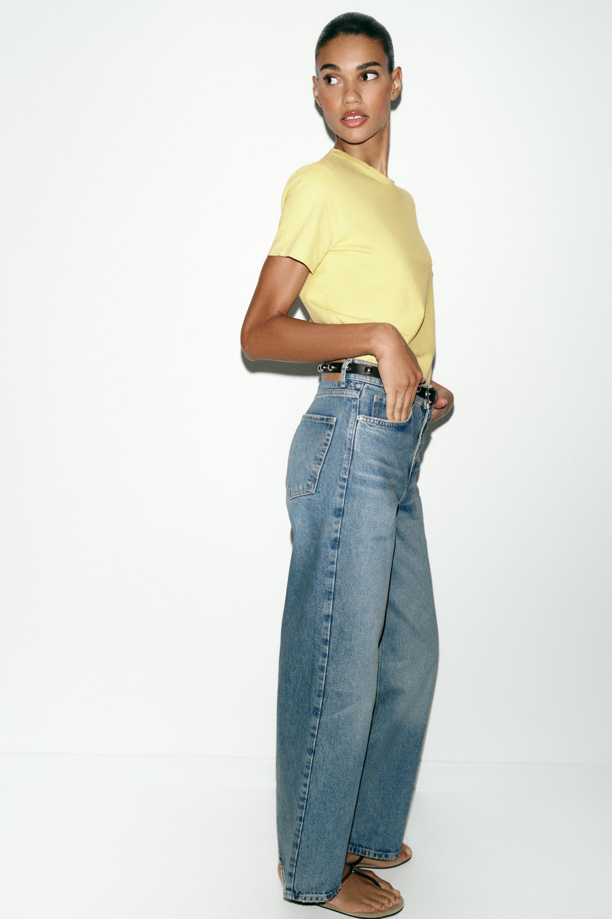 ラスティックコットンTシャツ - ホワイト | ZARA Japan / 日本