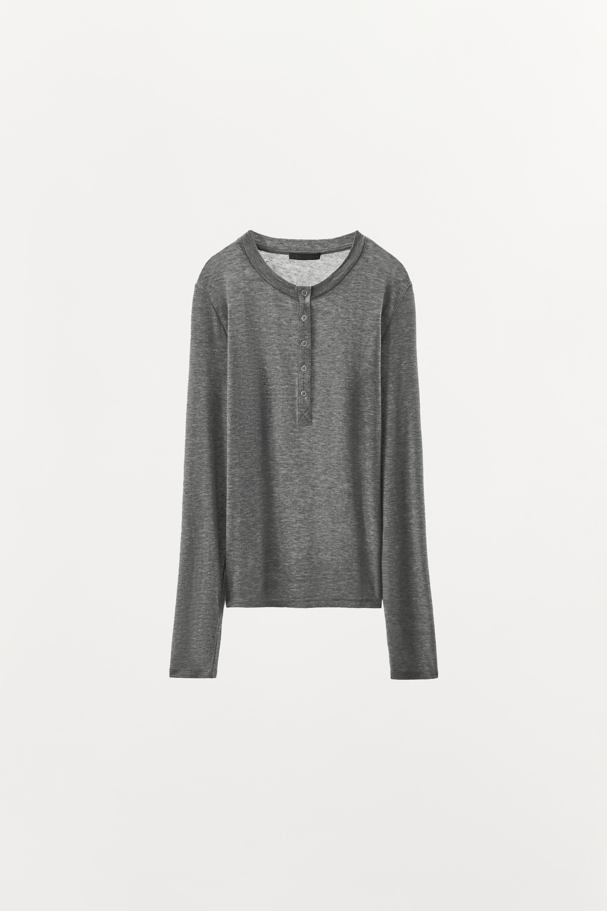 LYOCELL BLEND HENLEY SHIRT