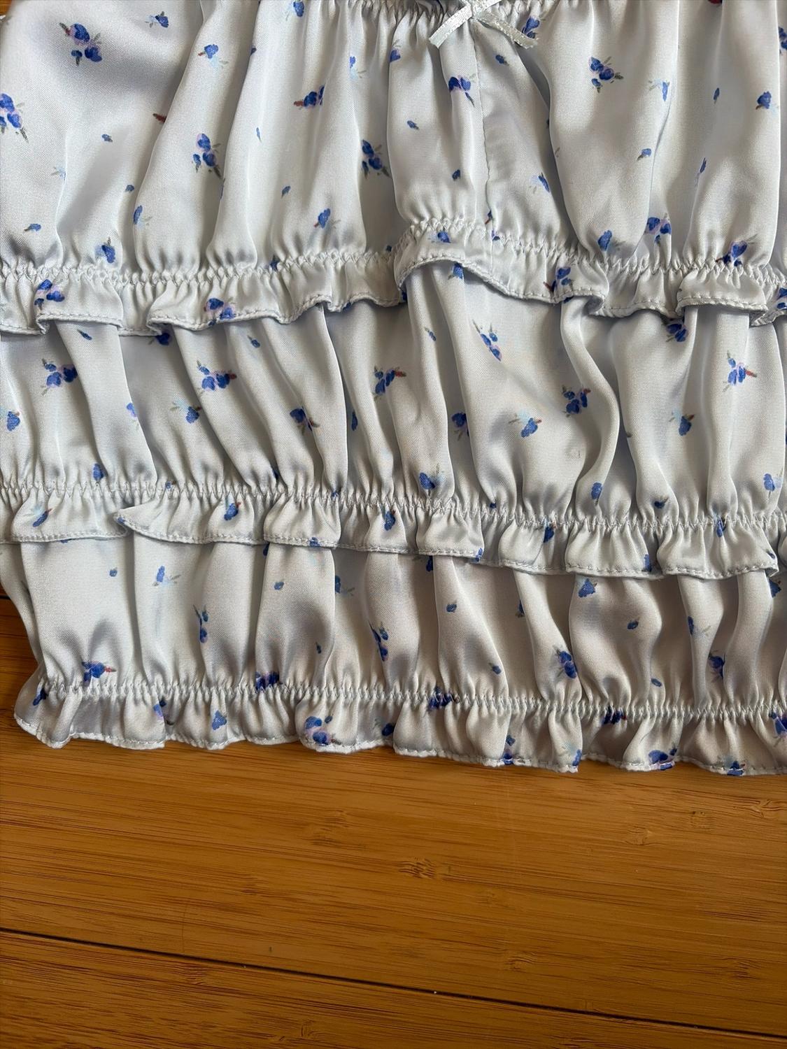 RUFFLED SATIN EFFECT TOP - Image 3