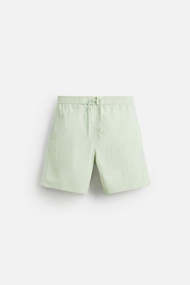 LONG SWIMMING TRUNKS - Sea green by Zara