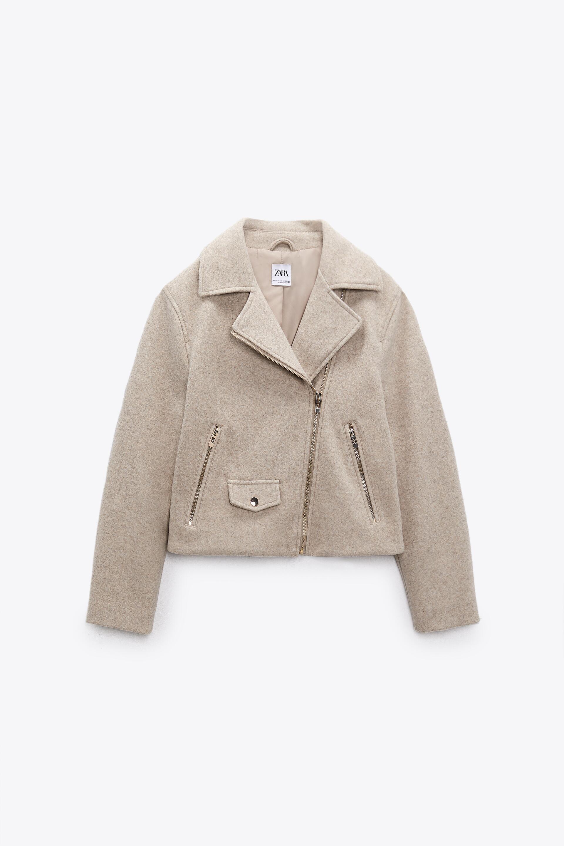 関税負担★ZARA★SOFT JACKET WITH POCKETS SOFT JACKET - Sand | ZARA United States