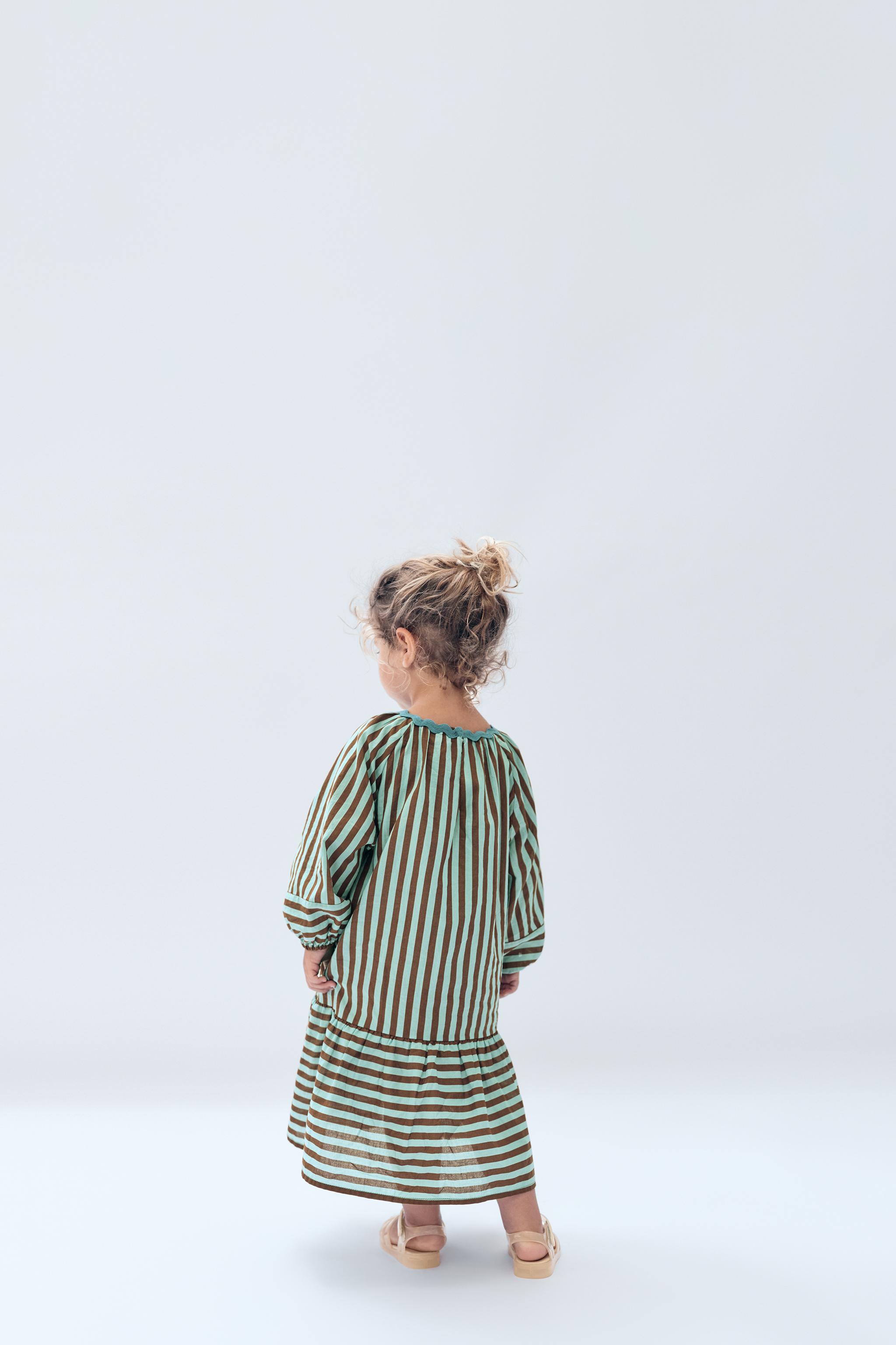 2-14 YEARS / WAVY STRIPED DRESS LIMITED EDITION