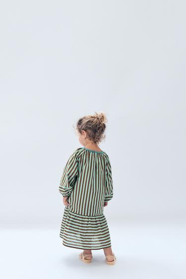 2-14 YEARS / LIMITED EDITION WAVY STRIPE DRESS - striped by Zara - Image 5