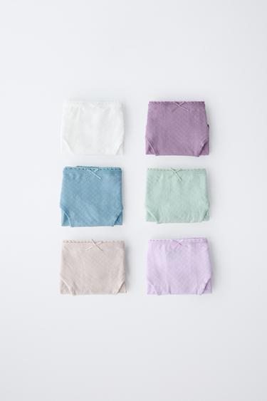 2-6 YEARS/ SIX-PACK OF STRUCTURED BRIEFS - Multicoloured by Zara