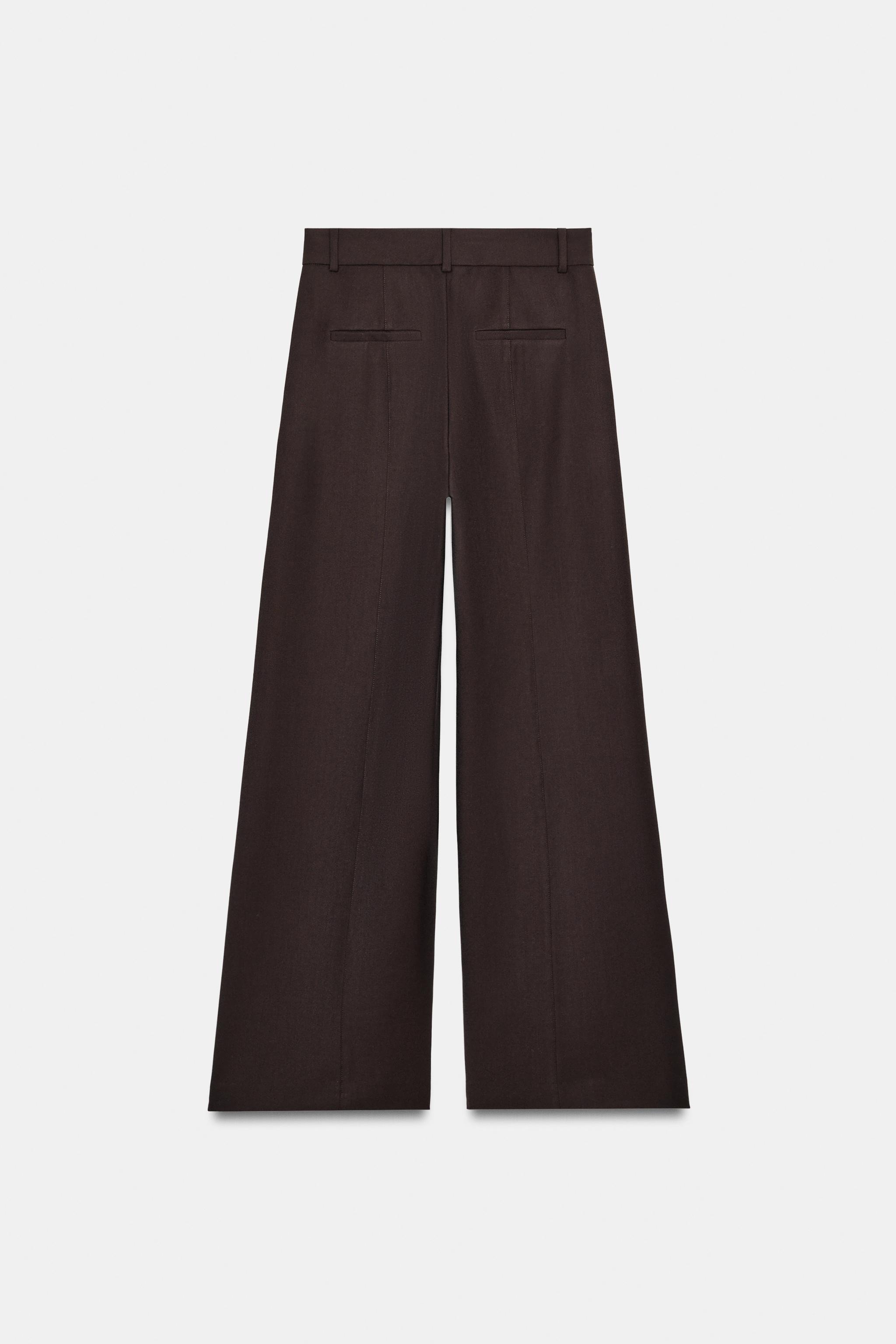 MİNİMAL GENİŞ PAÇA PANTOLON ZW COLLECTION - Görsel 5