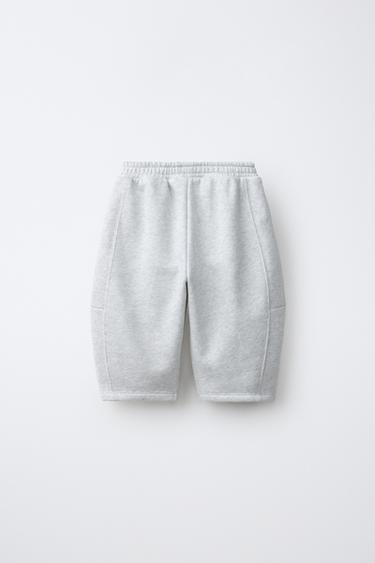 FRUIT OF THE LOOM™ EMBROIDERED BALLOON PANTS — Light gray 2