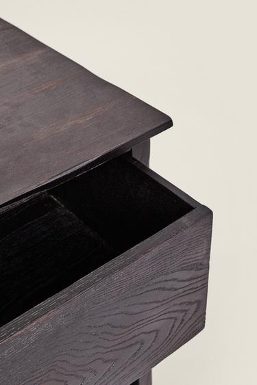 TABLE DE CHEVET FRÊNE - Noir de Zara - Image 2