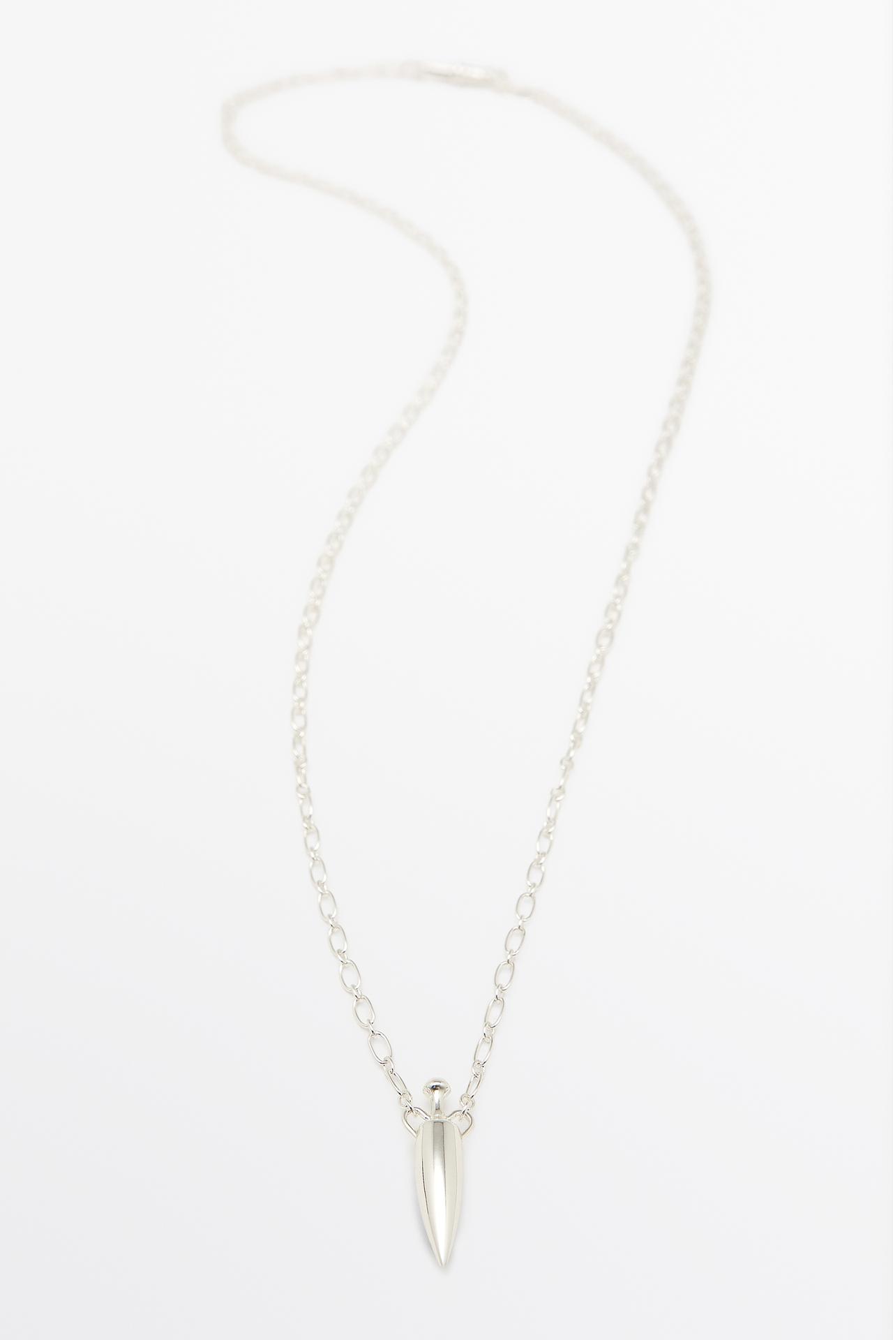 Amphora pendant necklace — Silver