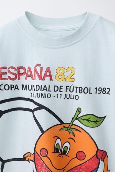 FIFA WORLD CUP ™ 1982 PRINTED T-SHIRT - Sky blue by Zara - Image 2