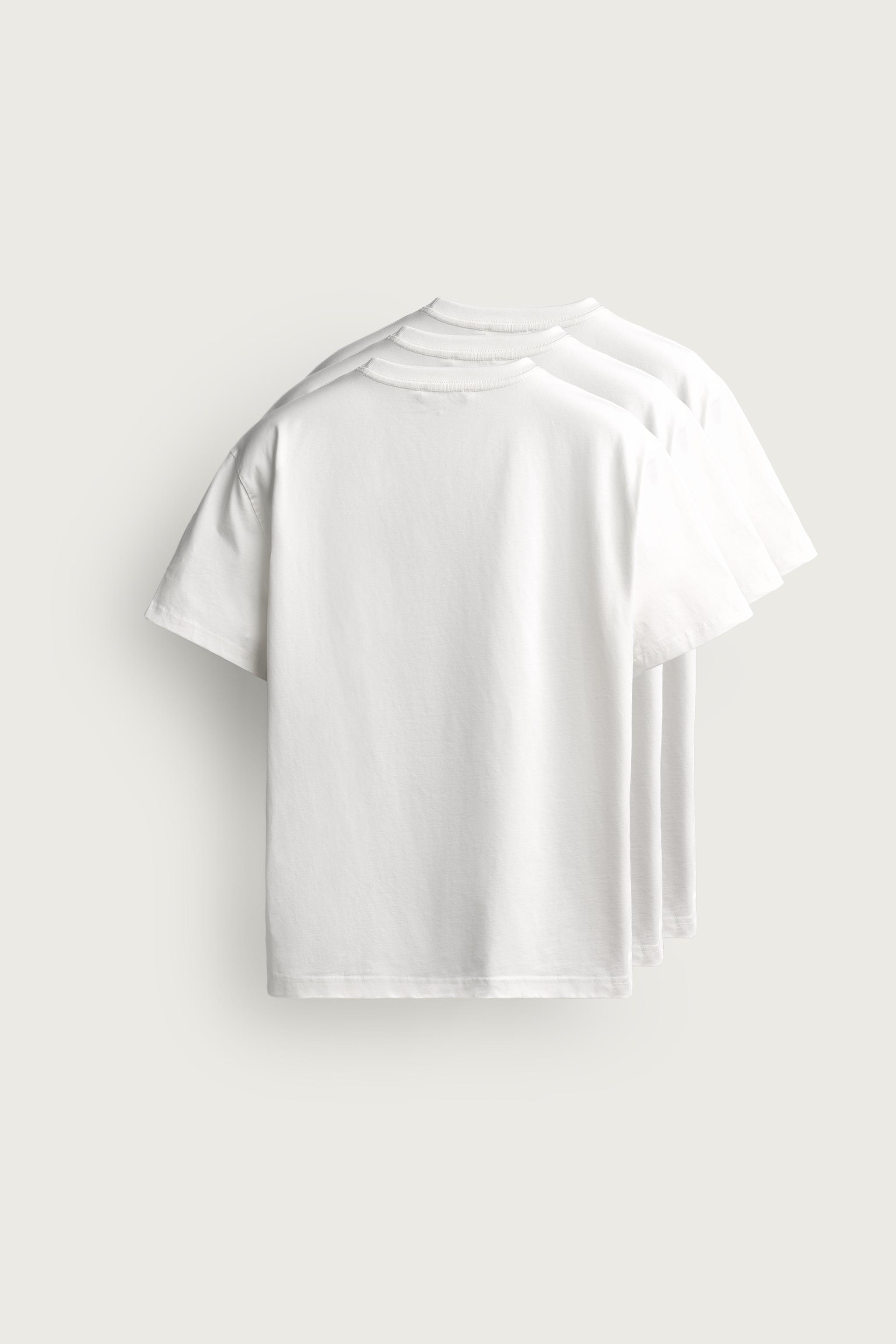LOT DE 3 T-SHIRTS BASIQUES MEDIUM WEIGHT /02