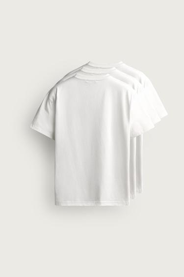 3-PACK MEDIUM WEIGHT BASIC T-SHIRTS /02 — White 2
