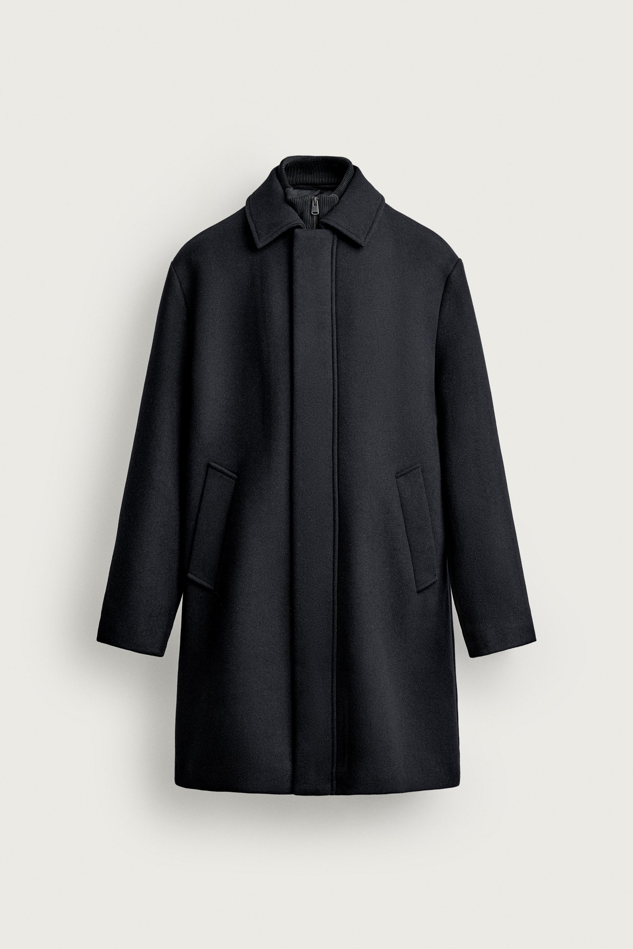 MANTEAU REGULAR FIT À COL AMOVIBLE