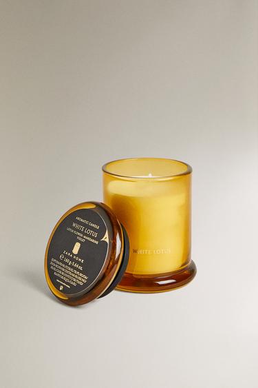 (150 G) BOUGIE PARFUMÉE WHITE LOTUS - Rouge soutenu de Zara - Image 2