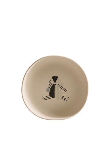 KIDS' RABBIT SILICONE PLATE - Multicoloured by Zara