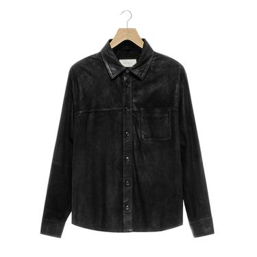 SOBRECAMISA PELL ANT - Negre de Zara