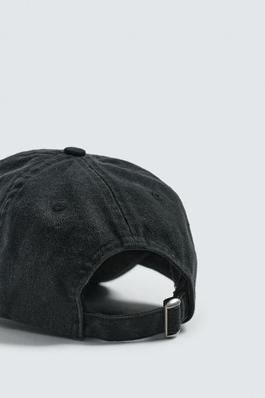WASHED COTTON CAP - Navy blue by Zara - Image 3
