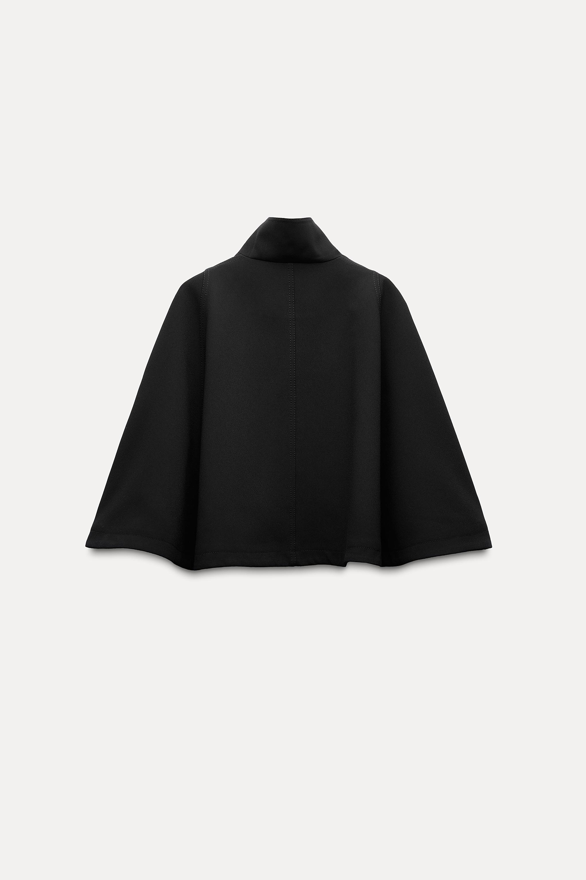 NWT shops Black Zara Cape