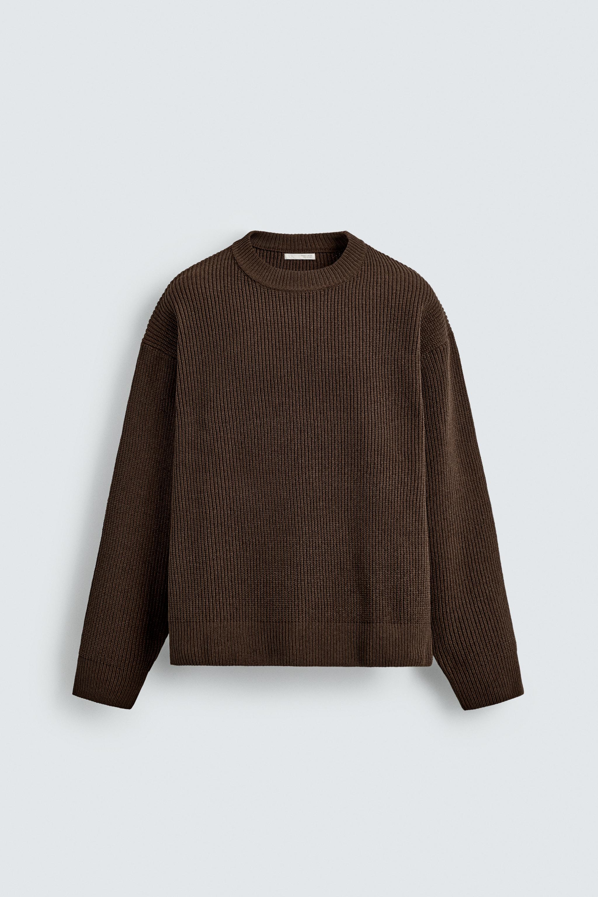 Zara TEXTURED CHENILLE SWEATER - thumbnail 7 of 8